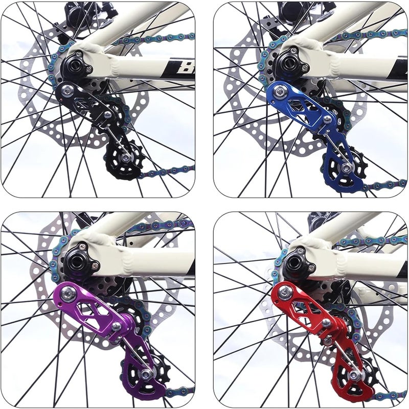 JFOYH Single Speed Chain Tensioner with Multi-segment Tension Adjustment and Double Spring Chain Guide, Ultra-Smooth Mountain Bike Chain Tensioner - Noiseless Performance, Easy Installation - Image 5